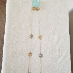 Fashion Gold and Silver Necklace and Earring Aet